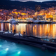 A render of the U-Boat Worx submarine in Monaco harbor.